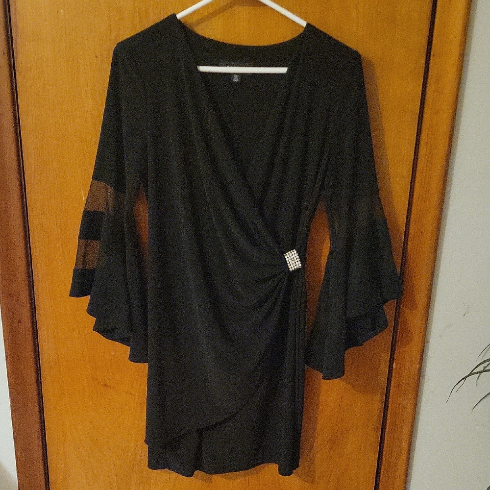R&M Richards Petite Black Dress